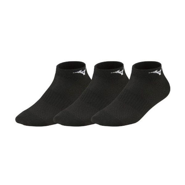 Skarpety treningowe dla dorosłych Mizuno Training Mid 3 Pack. Czarne skarpetki męskie Mizuno, bez wzorów. Za 47.99 zł.
