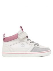 Timberland Sneakersy Stone Jump TB0A6FN7EWG1 Biały. Białe buty sportowe dziewczęce Timberland, bez wzorów, ze skóry, bez zapięcia. Za 239.99 zł.