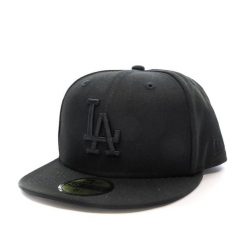 Czapka snapback Dodgers 59FIFTY. Czarne czapki męskie New Era, bez wzorów, sportowe. Za 185.50 zł.