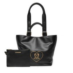 Torebka LOVE MOSCHINO. Czarne torebki klasyczne damskie Love Moschino, bez wzorów, bez dodatków. Za 739.99 zł.