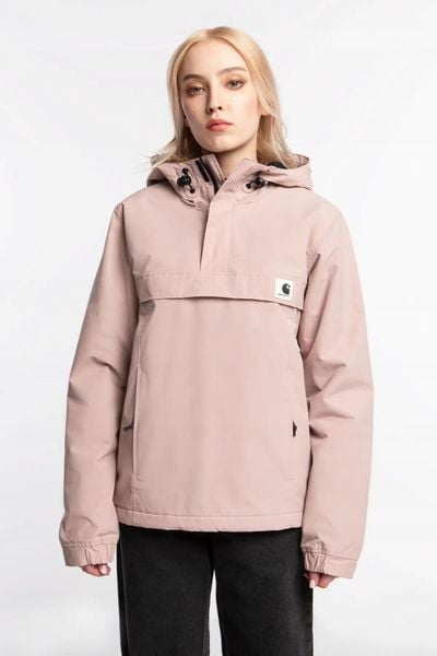 Kurtka damska kangurka Carhartt WIP W' Nimbus Pullover I00321 XS. Czerwone kurtki damskie Carhartt, uniwersalny, bez wzorów, z dresówki, bez kaptura. Za 354.50 zł.