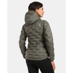 Damska kurtka puchowa Kilpi Alberta. Zielone kurtki damskie Kilpi, na zimę, l, bez wzorów, z nylonu, bez kaptura. Za 1,041.73 zł.
