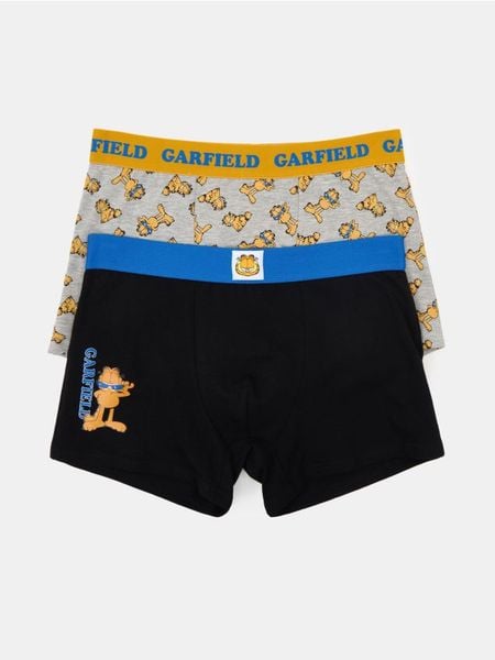 Bawełniane bokserki classic 2 pack Garfield - wielobarwny. Bokserki męskie Sinsay, bez wzorów, z bawełny. Za 29.99 zł.