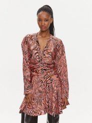Pinko Sukienka codzienna Anchise 102773 A1KD Różowy Regular Fit. Czerwone sukienki damskie Pinko, na co dzień, bez wzorów, z syntetyku, bez kołnierzyka, bez ramiączek, proste. Za 399.99 zł.