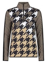 CMP Bluza polarowa w kolorze beżowo-biało-czarnym rozmiar: 42. Białe bluzy bez kaptura damskie CMP, z materiału. Za 201.55 zł.