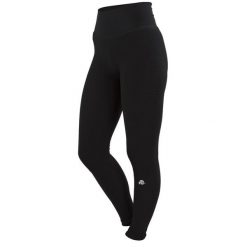Legginsy damskie bezszwowe. Czarne legginsy damskie GUGGEN MOUNTAIN, m, bez wzorów, z elastanu. W wyprzedaży za 197.76 zł.