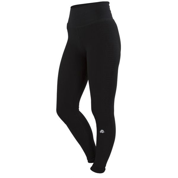 Legginsy damskie bezszwowe. Czarne legginsy damskie GUGGEN MOUNTAIN, xl, bez wzorów, z elastanu. W wyprzedaży za 197.76 zł.