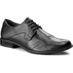 Półbuty LASOCKI FOR MEN - MI07-A585-A445-02 Czarny. Czarne buty wizytowe męskie Lasocki For Men, z materiału, bez zapięcia. Za 179.99 zł.