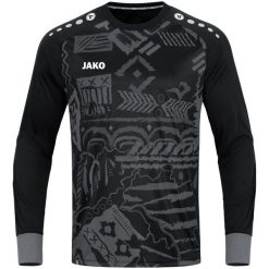 Koszulka bramkarska Jako Tropicana. Czarne t-shirty damskie Jako, l, bez wzorów, z poliesteru, bez kołnierzyka. Za 150.50 zł.