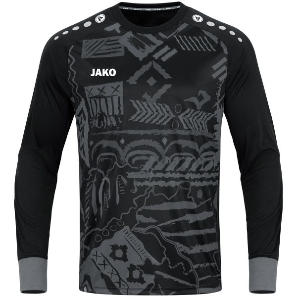 Koszulka bramkarska Jako Tropicana. Czarne t-shirty damskie Jako, l, bez wzorów, z poliesteru, bez kołnierzyka. Za 150.50 zł.