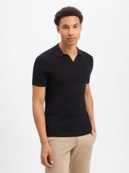 Drykorn koszulka polo z dzianiny Mężczyźni Bawełna (100%) czarny, XXL. Czarne koszulki polo męskie Drykorn, m, bez wzorów, z bawełny, bez ramiączek. Za 279.95 zł.