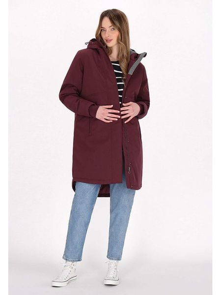 Schmuddelwedda Parka w kolorze bordowym rozmiar: XL. Czerwone parki damskie Schmuddelwedda, xl, bez wzorów. Za 479.76 zł.