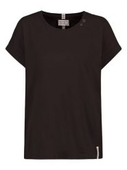 Sublevel Koszulka w kolorze ciemnobrązowym rozmiar: XL. Brązowe bluzki damskie Sublevel, xl, bez wzorów, bez kołnierzyka, bez ramiączek. Za 43.99 zł.