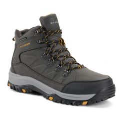 Buty męskie SKECHERS Relment Dagget. Szare buty trekkingowe męskie Skechers, bez zapięcia, trekkingowe. Za 269.00 zł.