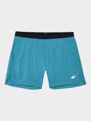4F Szorty sportowe w kolorze niebieskim rozmiar: XL. Niebieskie szorty sportowe męskie 4f, xl, z materiału. Za 87.81 zł.