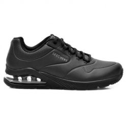 Buty do chodzenia damskie Skechers Uno 2 Air Around You. Czarne buty sportowe na co dzień damskie Skechers, bez wzorów, z gumy, trekkingowe. Za 365.00 zł.