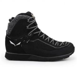 Buty trekkingowe męskie Salewa MS Mtn Trainer 2 Winter. Czarne buty trekkingowe męskie Salewa, z materiału, za kostkę, bez zapięcia, trekkingowe. Za 979.99 zł.