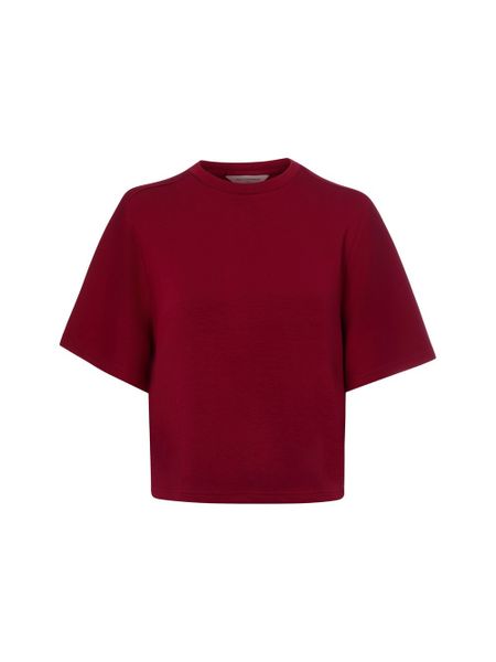 Msch Copenhagen Koszulka Kobiety wiskoza czerwony, M/L. Czerwone t-shirty damskie MSCH Copenhagen, l, bez wzorów, z dzianiny, bez kołnierzyka. Za 249.95 zł.
