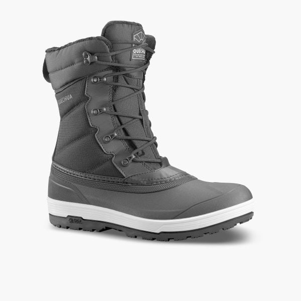 Second Life - Śniegowce turystyczne męskie Quechua NH500... - Stan Dobry. Czarne buty zimowe męskie QUECHUA, na jesień, z materiału, przed kolano, bez zapięcia. Za 179.99 zł.