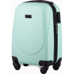 Mała walizka podróżna na kółkach (bagaż podręczny) SOLIER STL310 XS ABS jasnozielona - XS \ jasny zielony. Zielone walizki Solier, bez wzorów, z gumy, małe. Za 119.00 zł.