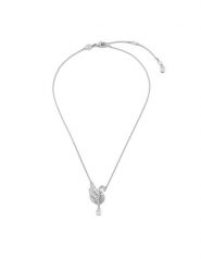Swarovski Naszyjnik Swan 5723387 Srebrny. Szare naszyjniki damskie Swarovski, metalowe. Za 599.99 zł.