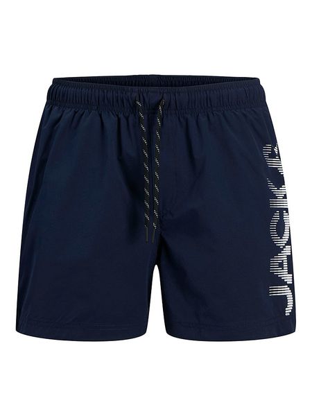 Jack & Jones Szorty kąpielowe "Maui" w kolorze granatowym rozmiar: S. Niebieskie szorty sportowe męskie Jack & Jones, s, z materiału, outdoorowe. Za 83.95 zł.