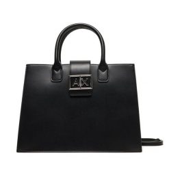 Torebka Armani Exchange. Czarne torebki klasyczne damskie Armani Exchange, bez wzorów, bez dodatków. Za 779.99 zł.