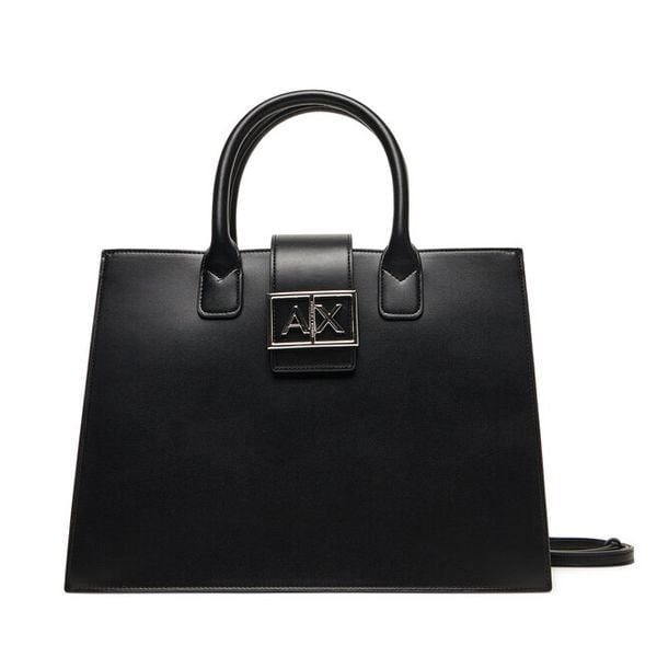 Torebka Armani Exchange. Czarne torebki klasyczne damskie Armani Exchange, bez wzorów, bez dodatków. Za 779.99 zł.