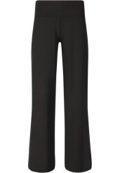 Spodnie damskie wide leg Athlecia Berrty. Czarne spodnie sportowe damskie Athlecia, s, z materiału, na fitness i siłownię. Za 215.00 zł.