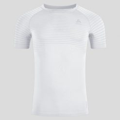 Koszulka męska Odlo BL TOP PERFORMANCE X-LIGHT. Białe t-shirty sportowe męskie Odlo, m, bez ramiączek, do biegania. Za 249.99 zł.