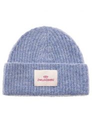 Zwillingsherz Czapka w kolorze niebieskim rozmiar: onesize. Niebieskie czapki zimowe damskie Zwillingsherz, z materiału. Za 174.43 zł.