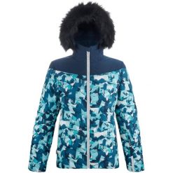 Kurtka narciarska damska Millet Ruby Mountain. Niebieskie kurtki damskie Millet, m, bez wzorów, z poliesteru, bez kaptura, narciarskie. W wyprzedaży za 649.00 zł.