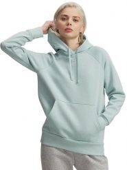 Under Armour Bluza "Rival" w kolorze turkusowym rozmiar: XXL. Niebieskie bluzy z kapturem damskie Under Armour, xxl. Za 159.95 zł.