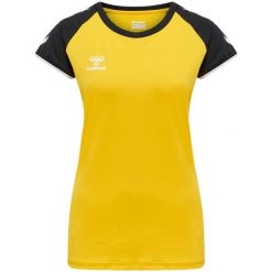 Koszulka damska Hummel hmlhmlCORE volley stretch. Żółte bluzki damskie HUMMEL, l, bez wzorów, sportowe, bez kołnierzyka, bez ramiączek. Za 144.50 zł.