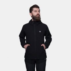 Kurtka męska utralekka softshell Alpinus Arbent. Czarne kurtki męskie Alpinus, m, bez wzorów, z softshellu, bez kaptura. Za 249.00 zł.
