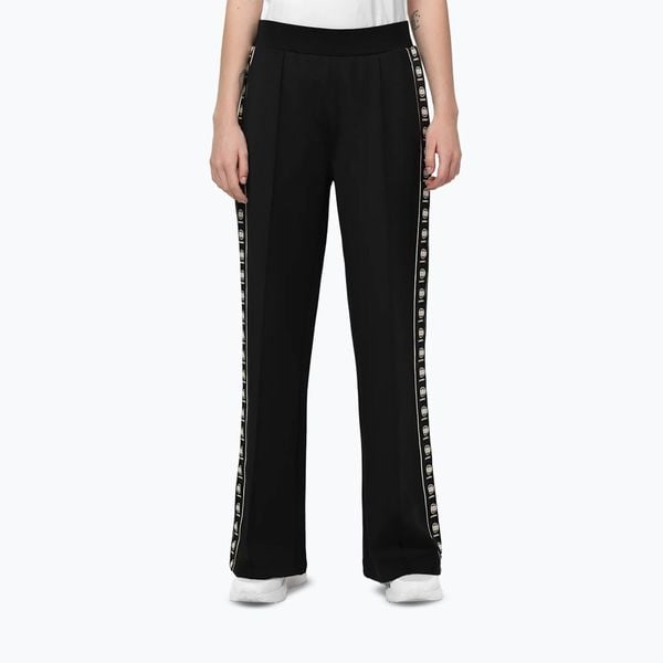 Spodnie damskie Pitbull Verona Wide Leg. Czarne spodnie sportowe damskie PITBULL, l, z elastanu, na fitness i siłownię. Za 189.99 zł.