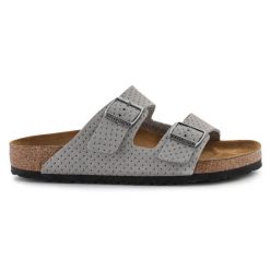 Klapki Birkenstock Arizona Bs M 1026988 szare. Szare klapki i japonki męskie z materiału. Za 692.72 zł.