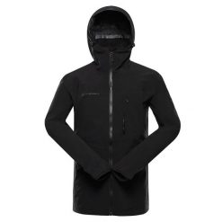 Kurtka męska trekkingowa wodoodporna 15.000 Alpine Pro Zarr 2. Czarne kurtki męskie Alpine Pro, m, bez wzorów, sportowe, bez kaptura. W wyprzedaży za 939.00 zł.