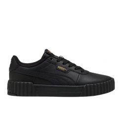 Buty Puma Carina 3.0 400365 02 czarne. Czarne buty sportowe na co dzień damskie bez wzorów, z gumy. Za 338.63 zł.