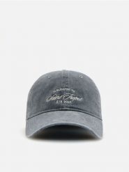 Czapka z daszkiem - szary. Szare czapki z daszkiem damskie Reserved, bez wzorów. Za 59.99 zł.