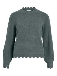 Vila Sweter "Vinikolina" w kolorze zielonym rozmiar: L. Zielone golfy damskie Vila, l, bez kołnierzyka. Za 124.95 zł.