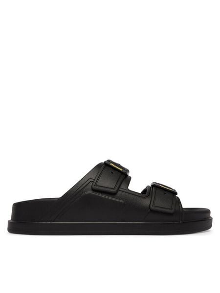 Blauer Klapki S6HOLLEY02 Czarny. Czarne klapki i japonki męskie Blauer, ze skóry. Za 199.99 zł.