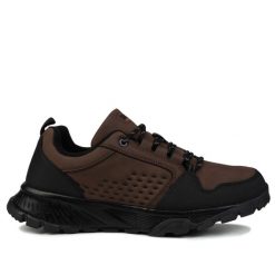 Buty męskie trekingowe DK RIFTER. Brązowe buty sportowe na co dzień męskie DK, z materiału, bez zapięcia, trekkingowe. Za 168.00 zł.