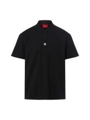 HUGO koszulka polo - Deabono Mężczyźni Bawełna (100%) czarny, XL. Czarne koszulki polo męskie Hugo, m, bez wzorów, z bawełny, bez ramiączek. Za 379.95 zł.