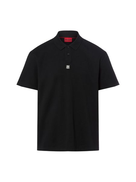 HUGO koszulka polo - Deabono Mężczyźni Bawełna (100%) czarny, XL. Czarne koszulki polo męskie Hugo, m, bez wzorów, z bawełny, bez ramiączek. Za 379.95 zł.
