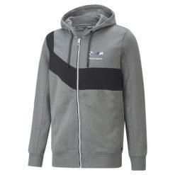 Bluza dresowa męska Puma BMW MMS HDD. Szare bluzy z kapturem męskie Puma, m, z dresówki. Za 353.99 zł.