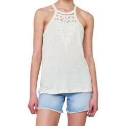 Koszulka turystyczna damska SuperDry Vintage Jersey Lace Racer. Brązowe bluzki sportowe damskie Superdry., xs, bez wzorów, z jersey, bez ramiączek. Za 92.00 zł.
