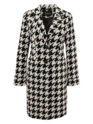 Aniston Płaszcz przejściowy w kolorze czarno-białym rozmiar: 42. Białe płaszcze damskie Aniston, bez wzorów. Za 117.45 zł.