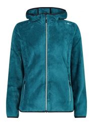 CMP Kurtka polarowa w kolorze turkusowym rozmiar: 40. Niebieskie kurtki damskie CMP, bez wzorów, z materiału, bez kaptura. Za 157.35 zł.