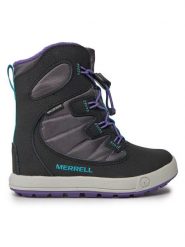 Merrell Śniegowce Snow Bank 4.0 Wtrpf Mk167148 Czarny. Czarne buty zimowe chłopięce MERRELL, z materiału, bez zapięcia. Za 399.99 zł.